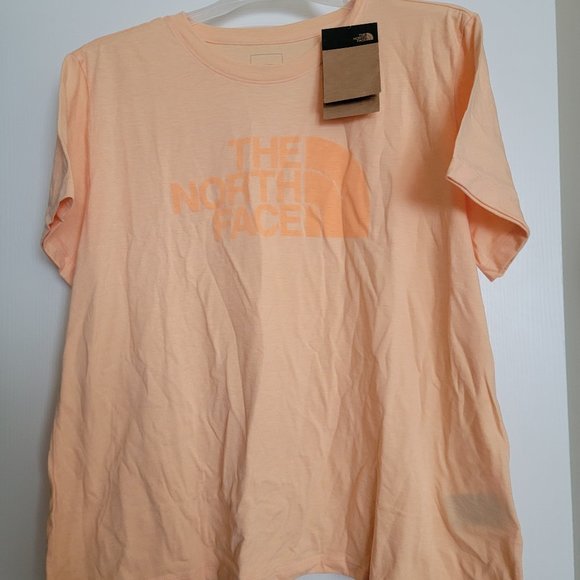 The North Face Tops - North Face Tshirt Peach color Size XXXL NWT